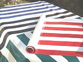 Super Tough candy stripe tarpaulin